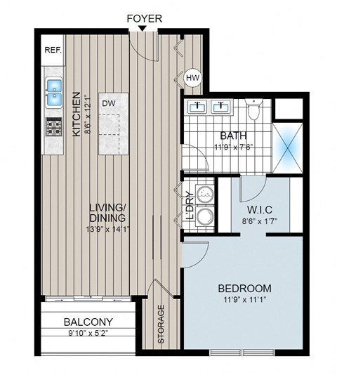 a floor plan of a bedroom floor plan